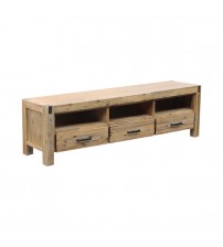 Nowra 3 Drawers TV Cabinet In Solid Acacia Timber In Multiple Colour